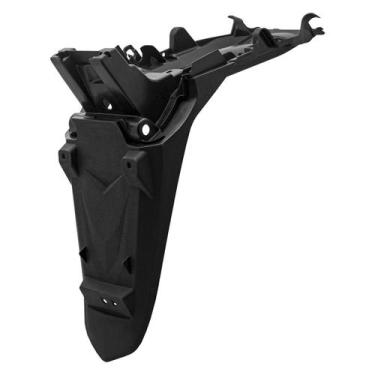 Imagem de Paralama Traseiro Moto  Pop 110i 2016 À 2020 Cromo Forte, PRETO, Único