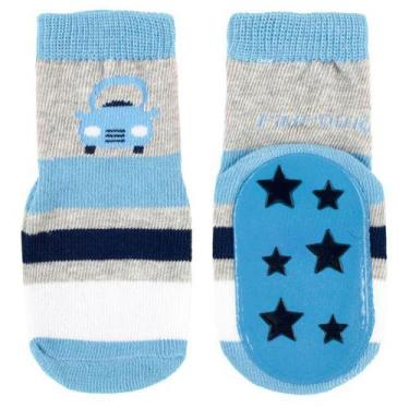 Imagem de Meia Infantil Com Solado Antiderrapante Diversas Estampas Menino Menin