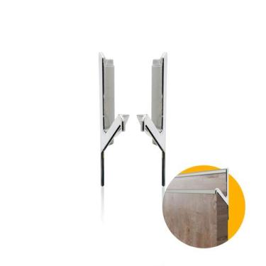 Imagem de Ponteira Vazada Para Puxador Cava Cromado de 18 Mm Pe214 Rometal, PE-2