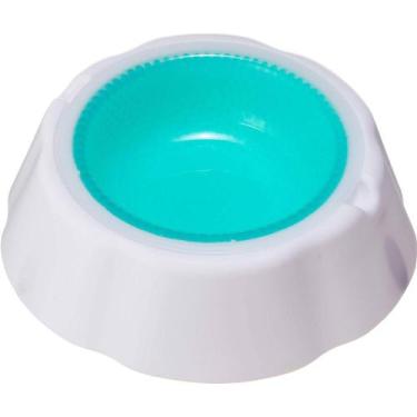 Imagem de Bebedouro e Comedouro Gelado 25x6cm 470ml - Meu Pet