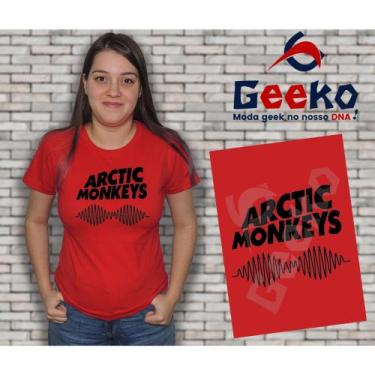 Imagem de Baby Look Arctic Monkeys - Indie - Alternativo - Rock- Geeko, Vermelho