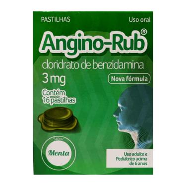 Imagem de Angino-Rub Sabor Menta 16 pastilhas SUPERA FARMA