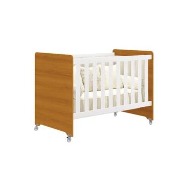 Imagem de Berço Americano Evolution Multifuncional 4 em 1 Branco Fosco/ Savana -