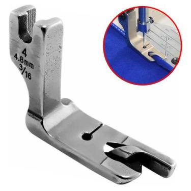 Imagem de Calcador Bainha Barra Fina 4,8mm Juki Brother Jack Gemsy Ind - Evolver