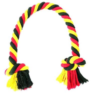 Imagem de Mordedor Corda para Cães Dental Bone Brutus 110 cm - Cores Sortidas - 