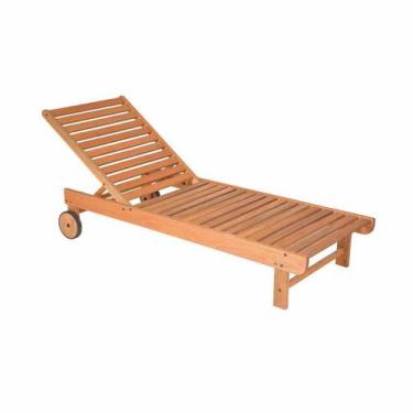 Imagem de Espreguiçadeira Garopaba em Madeira Mestra Móveis, Stain Jatobá