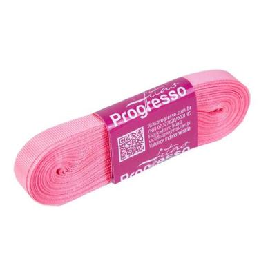 Imagem de Fita Gorgurão Progresso 11mm nº2 - 10m Cor 009 Rosa Pétala - 01 unidad