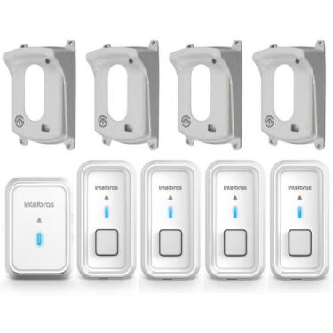 Imagem de Campainha sem fio CIB 101 Intelbras Com Protetor 4 entradas