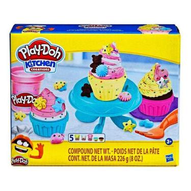 Imagem de Play-Doh Massinha de Modelar Kitchen Creations Cupcakes Coloridos - E7
