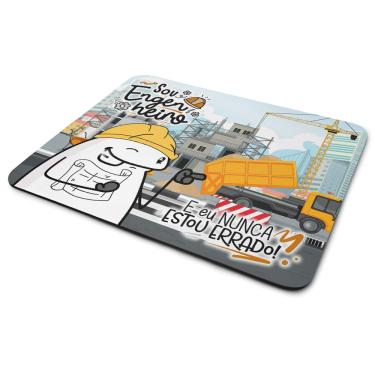 Imagem de Mouse Pad Flork Profissões - Sou engenheiro