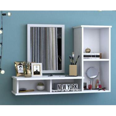 Imagem de Aparador Suspenso Multiuso Para Estudos Ou Porta Microondas - Decore c