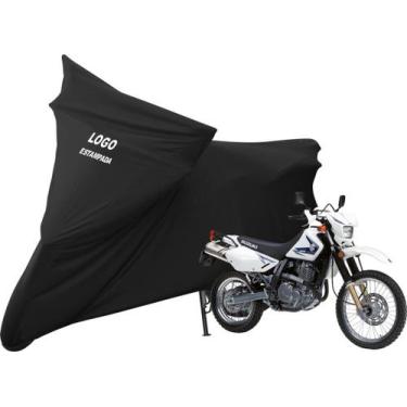 Imagem de Capa Protetora Cobrir Moto Suzuki DR 650 Não Risca Pintura - Mz, Preta