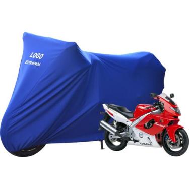 Imagem de Capa Para Cobrir Moto Yamaha YZF 600 Alta Durabilidade - Mz, Azul