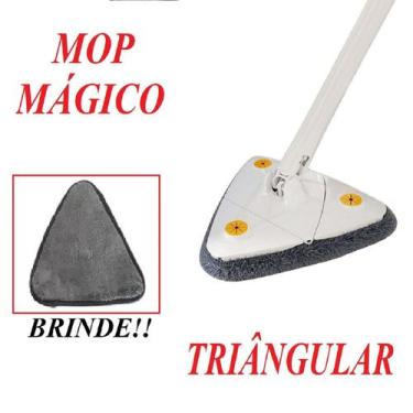 Imagem de Mop Limpeza Esfregão Triangulos Limpa Piso Chão Ajustavel - EMB-UTILIT