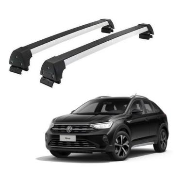 Imagem de Rack Teto VW Nivus em Alumínio Long Life Sports cor Prata
