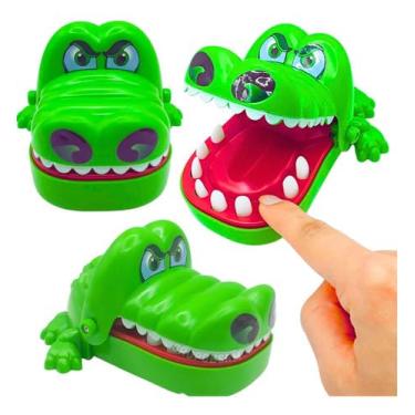 Imagem de Kit 3 Crocodilos Morde Dedo Jogos de Tabuleiro Brinquedo Infantil Jacare Dente Dentista Presente Natal Dia das Crianças Menino Menina 5 anos