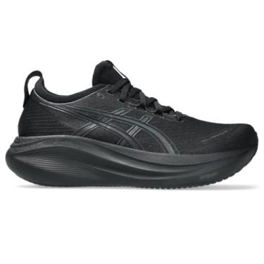 Imagem de Asics Tênis de corrida feminino Gel-Nimbus 27, Preto/grafite cinza, 35