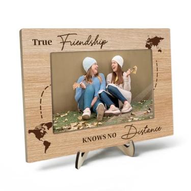 Imagem de Porta-retrato para melhores amigos, porta-retratos de amizade, porta-retrato de amizade de longa distância, presente de despedida, presente de formatura para amigos, presentes de aniversário e Natal