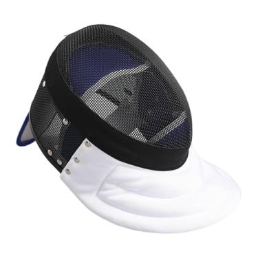Imagem de UGPLM Máscara de esgrima capacete destacável suprimentos leve portátil conforto equipamento treinamento profissional guarda epee máscara engrenagem, Xl