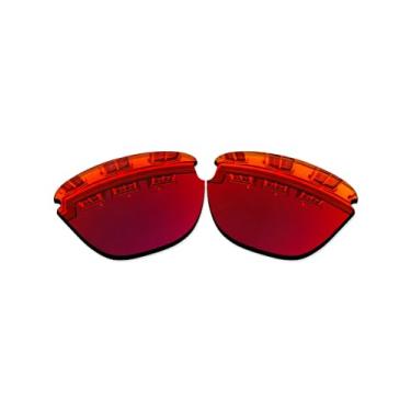 Imagem de Vonxyz Lentes de reposição para óculos de sol Oakley Frogskins Lite OO9374 - Rubi MirrorCoat polarizado