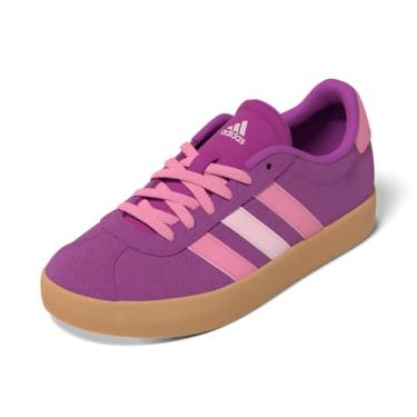 Imagem de adidas Tênis esportivo infantil unissex Vl Court 3.0, Rosa claro/rosa brilhante/rosa claro, 5.5 Big Kid