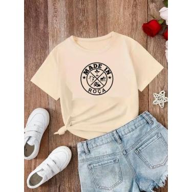 Imagem de Camiseta Infantil Bebê 100% Algodão Made In Roça Lançamento Ubuntu, Of