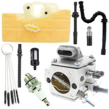 Imagem de Kit de carburador Yingshop compatível com Stihl 029 039 MS290 MS310 MS390 Motosserra 1127-120-0650 1127-120-1621 Carburador com filtro de ar Kit de reposição de linha de combustível