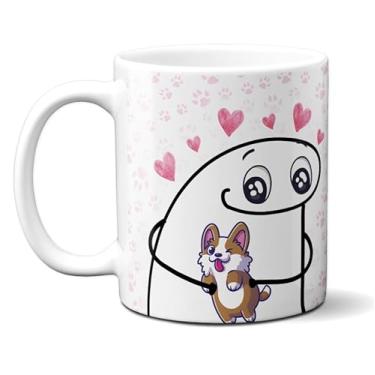Imagem de Caneca Xícara Porcelana Presente Mãe de Cachorro Flork