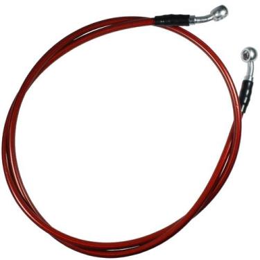 Imagem de Flexível de freio dianteiro aeroquip malha ferro competição CRF230 CRF