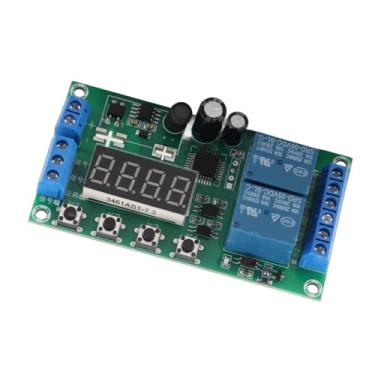 Imagem de Módulo de relé, Módulo de relé de Atraso 2 Canal Pulso YF-7 C7-30V Válvula Solenóide de Controle para Várias Aplicações, Relés de Estado Sólido