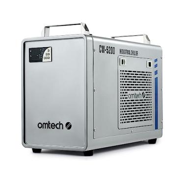 Imagem de OMTech 6L Cw-5200 Resfriador De Água Para Gravador E Cortador A Laser, Resfriador De Água Industrial Para Máquina De Corte E Gravação A Laser De Co2, 0,58 Hp 3,2 Gpm Resfriador A Laser Máquina De Re