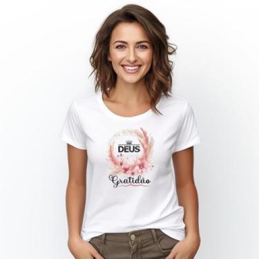 Imagem de Camiseta Feminina Evangelica Crista Lindas Estampas Religiosas - Fatto