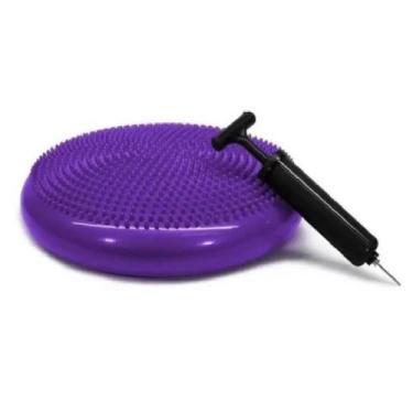 Imagem de Disco Inflavel Balance Cushion MBFit Para Exercício, Unico, Lilás