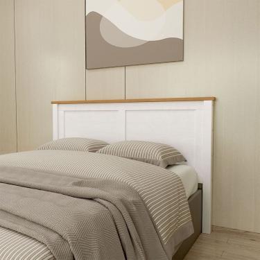 Imagem de Cabeceira Casal 1,60 Topázio 9116BF Branco Freijó Finestra