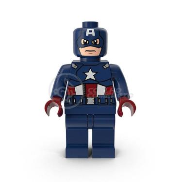 Imagem de Boneco mini avengers compatível com lego - captain america