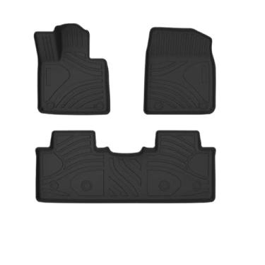 Imagem de Compatível com Xpeng G9 Tapetes de carro Tapetes de porta-malas Protetor de forro de carga Almofadas de pé antiderrapantes à prova d'água 2022-2024 Kit de carpete de porta-malas(G9 3Pcs)