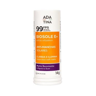 Imagem de Protetor Solar Stick Ada Tina Biosole E+ Fps99 Anti Manchas 14 g Incolor  unissex