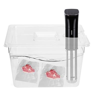 Imagem de Yinhing Sous Vide Container Com Tampa, 11.71L Grande Sous Vide Acessórios para Circulador a Vácuo Culinary Precise Cooker