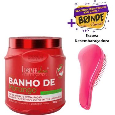 Imagem de Forever Liss Máscara Banho De Verniz Morango 1kg Original!