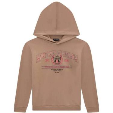 Imagem de Blusão Over California Vic&Vicky, Marrom, 14