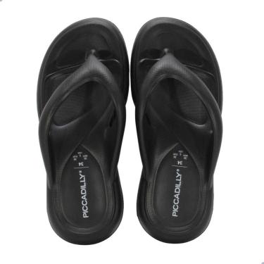 Imagem de Tamanco Feminino Piccadilly De Dedo Marshmallow Preto