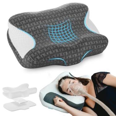 Imagem de Almofada CPAP Elviros Cervical Neck Support Memory Foam