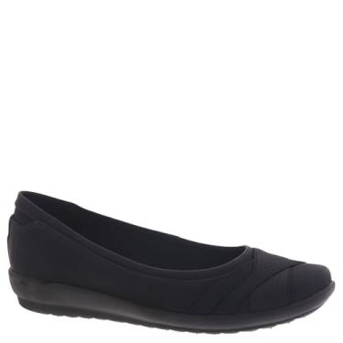 Imagem de Easy Spirit Sapatilha feminina Acasia Slip-On, Preto, 9 X-Wide