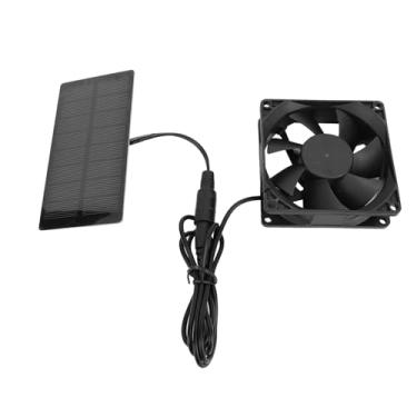 Imagem de Ventilador de Ventilação de Refrigeração do Painel Solar, Kit de Ventilador Solar Solar Silencioso de Silício Policristalino para Barco de Tenda, Pequena Fonte de Alimentação