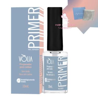 Imagem de Primer Sem Ácido Adesivador 10ml Volia Preparador Para Unhas Em Gel - 