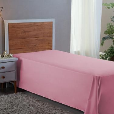 Imagem de Lençol Cama Solteiro 400 Fios Avulso Sem Elástico Hotel Pousada Revenda Aveludado Promoção