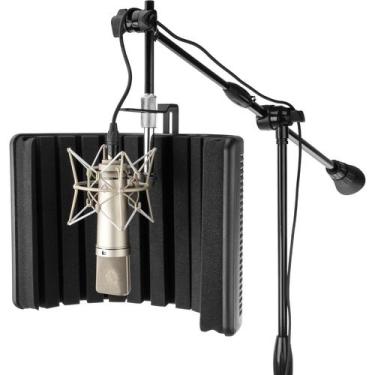 Imagem de Difusor,tratamento,filtro Acústico P/microfone Condensador,preto,abs -