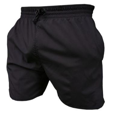 Imagem de Short Treino Corrida Academia Mauricinho Tactel - RM Fabrica, G, Preto
