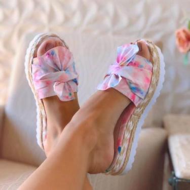 Imagem de Sandália Tratorada Slade Rosa e Azul do 34 ao 39 - Cheia de Estilo 