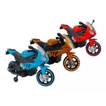 Imagem de Mini Moto Elétrica Infantil Importway 6V Bivolt Com Som E Luz, Vermelh